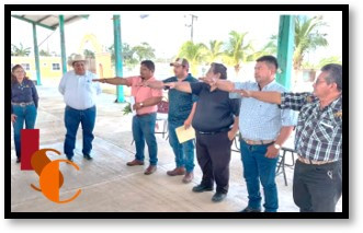 Lara Solís continuará dos años más como dirigente ganadero en Hopelchén. 